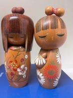 Kokeshi poppen Japan hout, Ophalen of Verzenden