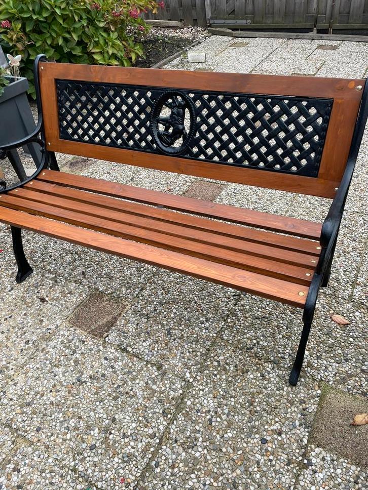 Tuinbank Gietijzer ( Nieuw ), Tuin en Terras, Tuinbanken, Nieuw, Metaal, Ophalen
