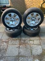 Set orginele audi velgen / wielen 5x112 met banden 8E0601025, Auto-onderdelen, Banden en Velgen, Ophalen, Gebruikt, 15 inch, Banden en Velgen