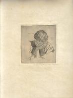 Antoon Derkzen van Angeren ets "Portret Jonge Man", gesignee, Antiek en Kunst, Ophalen