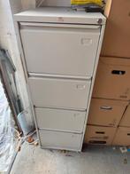 2 x Grijze archiefkast (grote en kleine), Ophalen, Minder dan 50 cm, Gebruikt, 100 tot 150 cm