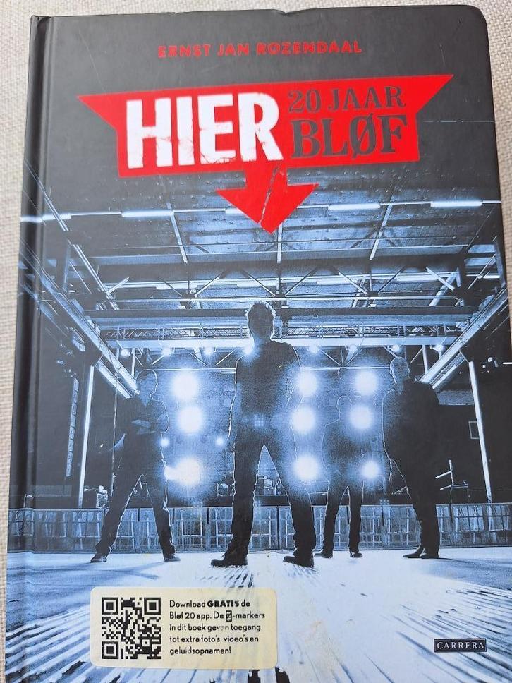 Boek, 20 jaar Blof, Bløf: Hier., Boeken, Muziek, Zo goed als nieuw, Artiest, Ophalen of Verzenden