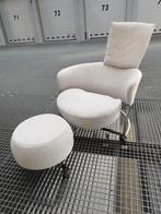 Cassina Girotonda fauteuil met voetenbank, 75 tot 100 cm, Ophalen of Verzenden, Zo goed als nieuw, Metaal