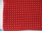 De Ploeg Odda; vintage meubelstof; 3,9 meter; rood+oranje, Wol, 120 cm of meer, Ophalen of Verzenden, Rood