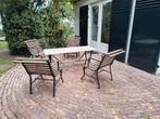 Tuinmeubelsets, Tuin en Terras, Gebruikt, Hardhout, Meer dan 8 zitplaatsen, Ophalen of Verzenden