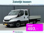 Iveco Daily 35S14 2.3 D / PICK UP MET LANGE BAK / 7 PERSOONS, Auto's, Bestelauto's, Gebruikt, Euro 6, 7 stoelen, Wit