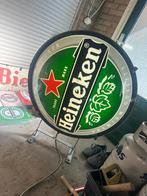 heineken dubbelzeidige gevel lamp 80cm, Verzamelen, Biermerken, Ophalen