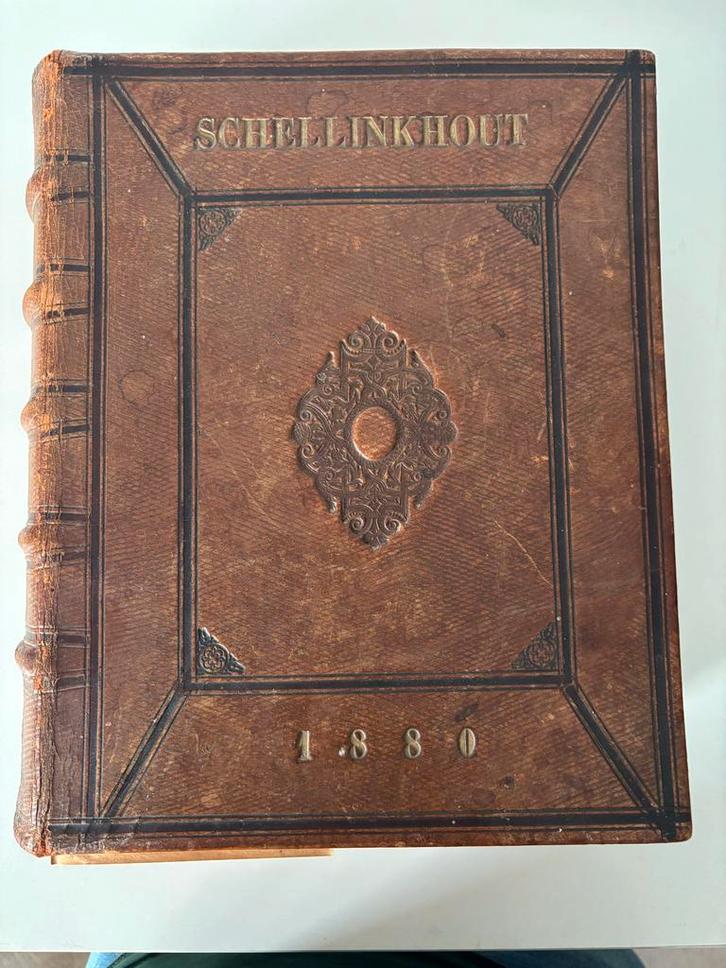 Oude Kanselbijbel Schellinkhout 1880, Antiek en Kunst, Antiek | Boeken en Bijbels, Ophalen of Verzenden