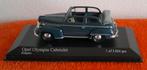 Opel Olympia Cabriolet Minichamps 1:43 nieuw blauwgrijs, Ophalen of Verzenden, Nieuw, Auto, MiniChamps