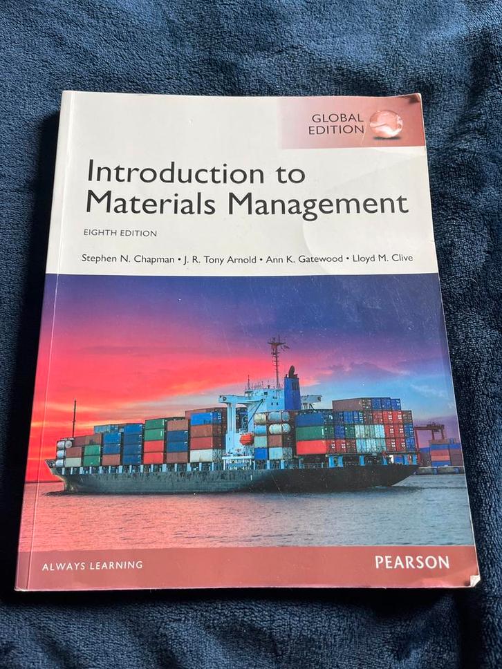 Materials Management - 8th Edition, Boeken, Studieboeken en Cursussen, Zo goed als nieuw, HBO, Beta, Ophalen of Verzenden