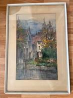 Walter Neuhof schilderij uit 1963 aquarel, Antiek en Kunst, Kunst | Schilderijen | Klassiek, Ophalen of Verzenden