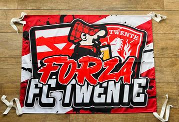 Fc twente vlag te koop + 25 stickers  beschikbaar voor biedingen