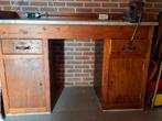 Vintage Werkbank met Bankschroef en Opbergruimte, Doe-het-zelf en Verbouw, Ophalen, Gebruikt, 120 tot 170 cm, Bankschroef