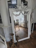 Antieke grote spiegel, Ophalen, Rechthoekig, 50 tot 100 cm, 150 tot 200 cm