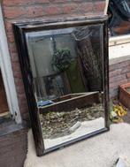 Spiegel met geslepen glas, Antiek en Kunst, Ophalen, Rechthoekig