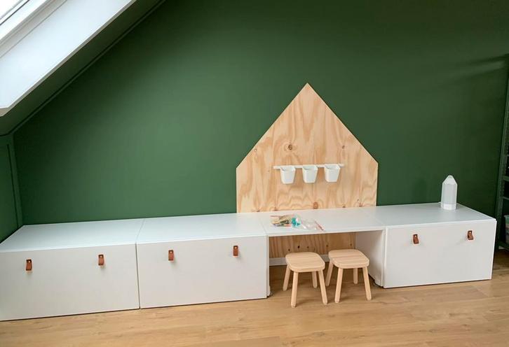 IKEA Stuva kinder bureaus + lades, Huis en Inrichting, Woonaccessoires | Overige, Zo goed als nieuw, Ophalen