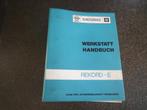 Opel Rekord-E Werkplaatshandboek, Ophalen of Verzenden