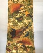 Jungle behang paradijs vogels sierdieren, Ophalen of Verzenden, Minder dan 10 m², Paars, Dieren jungle botanisch