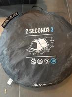 Quechua 2 Seconds 3 Persoons Tent, Caravans en Kamperen, Ophalen of Verzenden, Zo goed als nieuw, Tot en met 3