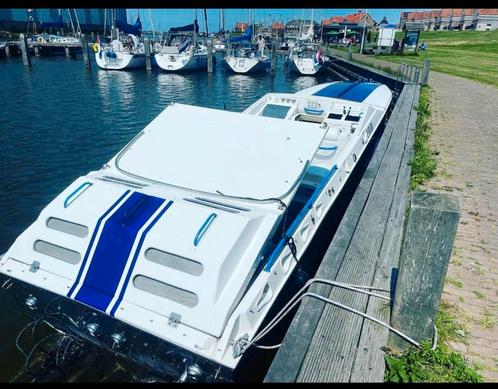 42ft cigarette, Watersport en Boten, Motorboten en Motorjachten, Gebruikt, Polyester, 12 meter of meer, Diesel, Binnenboordmotor