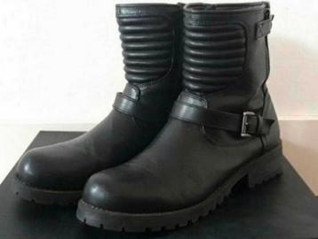 Biker Boots | Zwart Leer beschikbaar voor biedingen