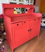 buffetkast met spiegel, Gebruikt, 100 tot 150 cm, Ophalen of Verzenden, Met lade(s)