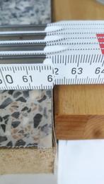 Aanrechtblad met dubbele spoelbak - RVS, Ophalen, Gebruikt, 150 tot 200 cm, Grijs