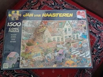 Jan van Haasteren puzzel 1500 stukjes de storm beschikbaar voor biedingen