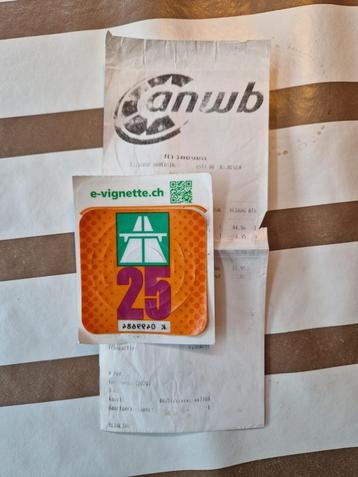 Reisvignet zwitserland (e-vignet) beschikbaar voor biedingen