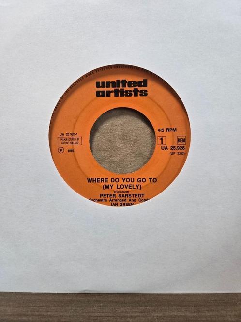 Peter Sarstedt - Where do you go to my lovely, Cd's en Dvd's, Vinyl Singles, Zo goed als nieuw, Single, Pop, 7 inch, Ophalen of Verzenden
