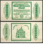 Langquaid 5 Millionen 1923 Mark Noodgeld c-37 jdu Voor meer, Postzegels en Munten, Bankbiljetten | Europa | Niet-Eurobiljetten