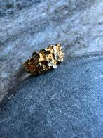 14k gouden Piet Piet ring diamant cut maat 17,5, Sieraden, Tassen en Uiterlijk, Ophalen of Verzenden