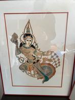 Twee waarschijnlijk Thaise danseressen, Antiek en Kunst, Ophalen