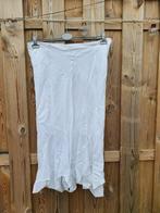 Middellange witte Véchy rok - Maat 48 (4XL), Kleding | Dames, Ophalen of Verzenden, Maat 46/48 (XL) of groter, Wit, Onder de knie