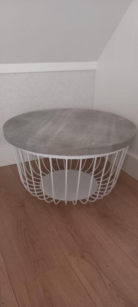 Salontafel, Huis en Inrichting, Tafels | Salontafels, Zo goed als nieuw, Minder dan 50 cm, 50 tot 100 cm, 100 tot 150 cm, Rond