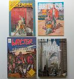 4 stripboeken: Brüsel, Jeremiah, Burton & Cyd, Walter, Meerdere stripboeken, Ophalen of Verzenden, Gelezen