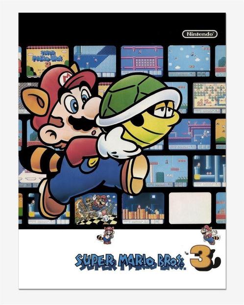 Mario Bros 3 Retro mancave gameroom videogame Poster, Verzamelen, Posters, Nieuw, Film en Tv, A1 t/m A3, Rechthoekig Staand, Verzenden