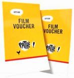 Pathe film voucher voor in de bios, Tickets en Kaartjes, Twee personen, Overige soorten, Overige typen