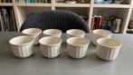 8x ramekin/soufflé-bakjes Villeroy & Boch Vilbofour Bianco., Ophalen of Verzenden, Zo goed als nieuw