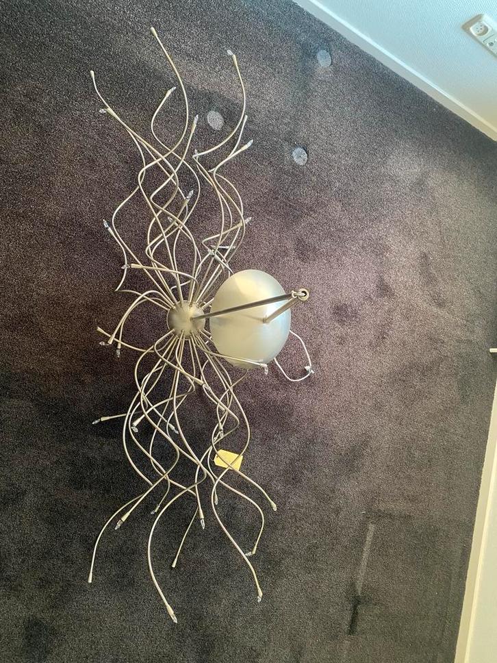 Design Hanglamp - Eyecatcher voor je Interieur!, Huis en Inrichting, Lampen | Hanglampen, Zo goed als nieuw, 50 tot 75 cm, Metaal