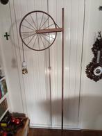 Unieke Schemerlamp met Wiel Design, Ophalen, Gebruikt, Metaal, 150 tot 200 cm