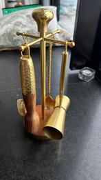 Anthropologie Gold Bar Tool Set with Stand – 4 Pieces, Ophalen of Verzenden, Zo goed als nieuw