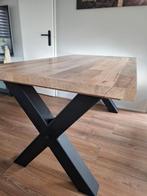 Eetkamer tafel 160 x 90 cm, Huis en Inrichting, Tafels | Eettafels, Ophalen, 50 tot 100 cm, Zo goed als nieuw, Vijf personen of meer