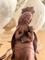 Antieke gesigneerde terracotta madonna Maria, Antiek en Kunst, Ophalen of Verzenden
