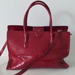 Gianni Chiarini leren tas bordeaux, Verzenden, Zo goed als nieuw, Rood, Handtas