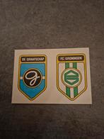 Panini Voetbal 80. Embleem De Graafschap/FC Groningen., Verzenden, Zo goed als nieuw, Sticker