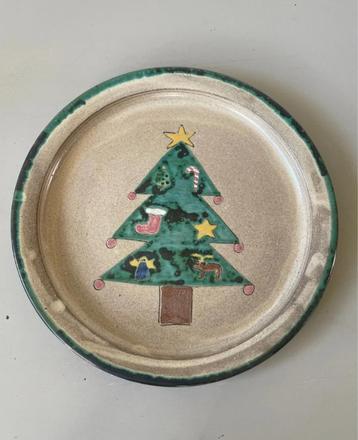 Keramieken bord kerst beschikbaar voor biedingen