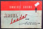 Ariel Leader en Ariel Arrow Owner's Guide - 1964, Motoren, Overige merken