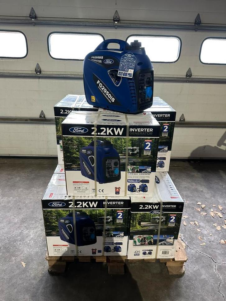Inverter l aggregaat l noodstroomvoorziening l FORD FG2950iS, Doe-het-zelf en Verbouw, Aggregaten, Zo goed als nieuw, Benzine