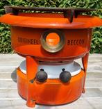 Mooi oranje Beccon petroleumstel, Antiek en Kunst, Ophalen